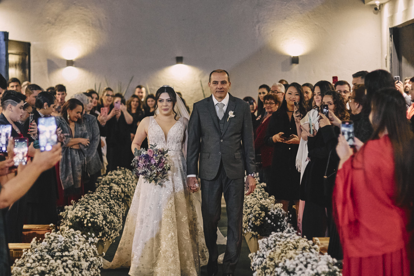 Casamento no Espaço Armazém - Caroline e Túlio - Rosamecanica